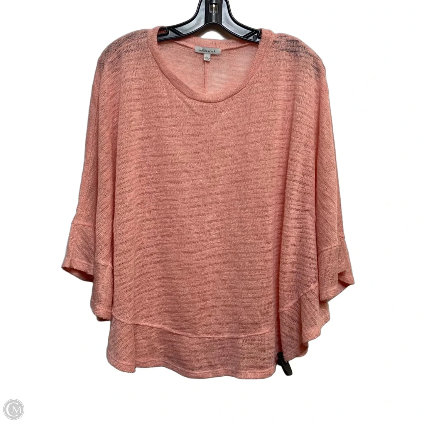 Top Short Sleeve By White Birch In Pink, Size: L