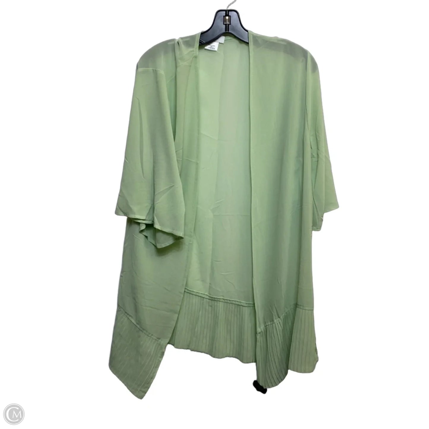 Kimono By New Directions In Green, Size: Osfm