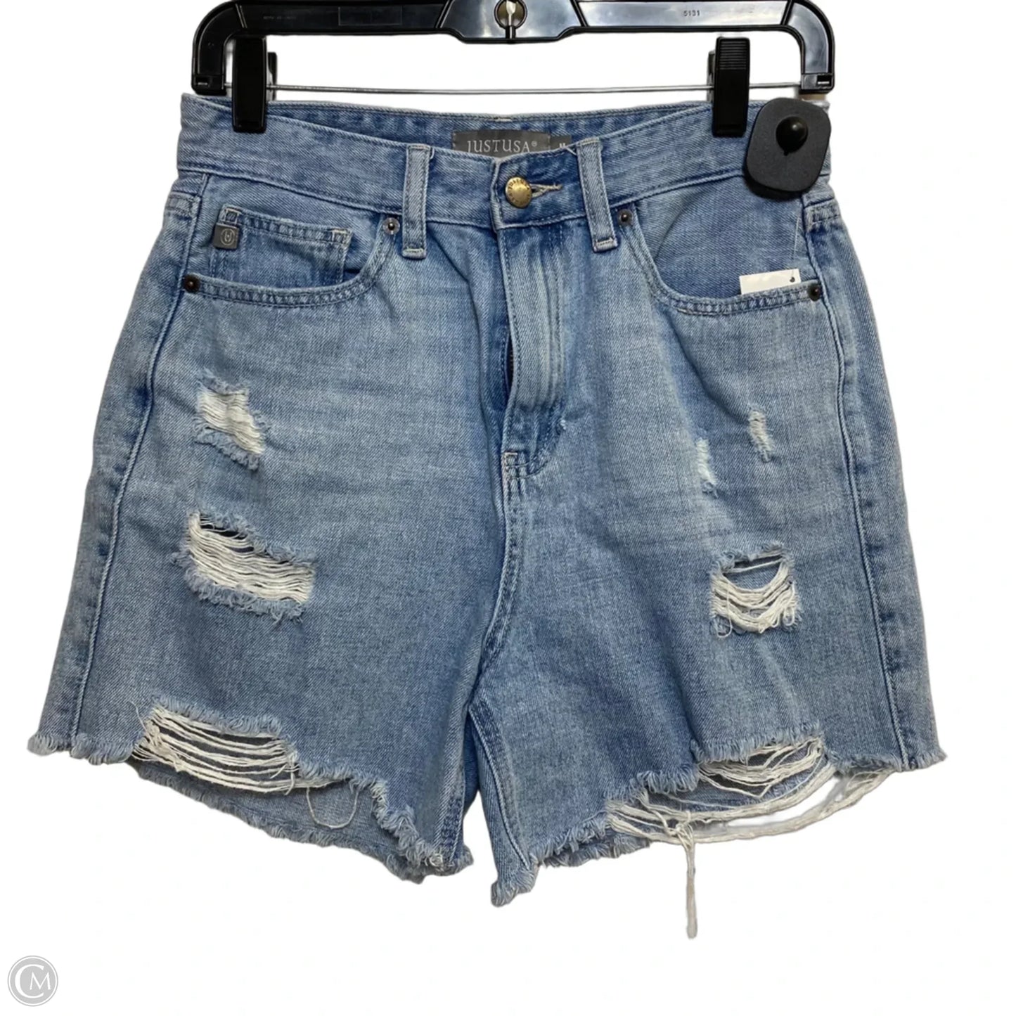 Shorts By Just Usa In Blue Denim, Size: M