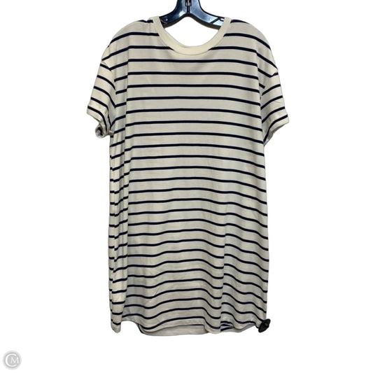 Dress Casual Short By Time And Tru In Cream, Size: L