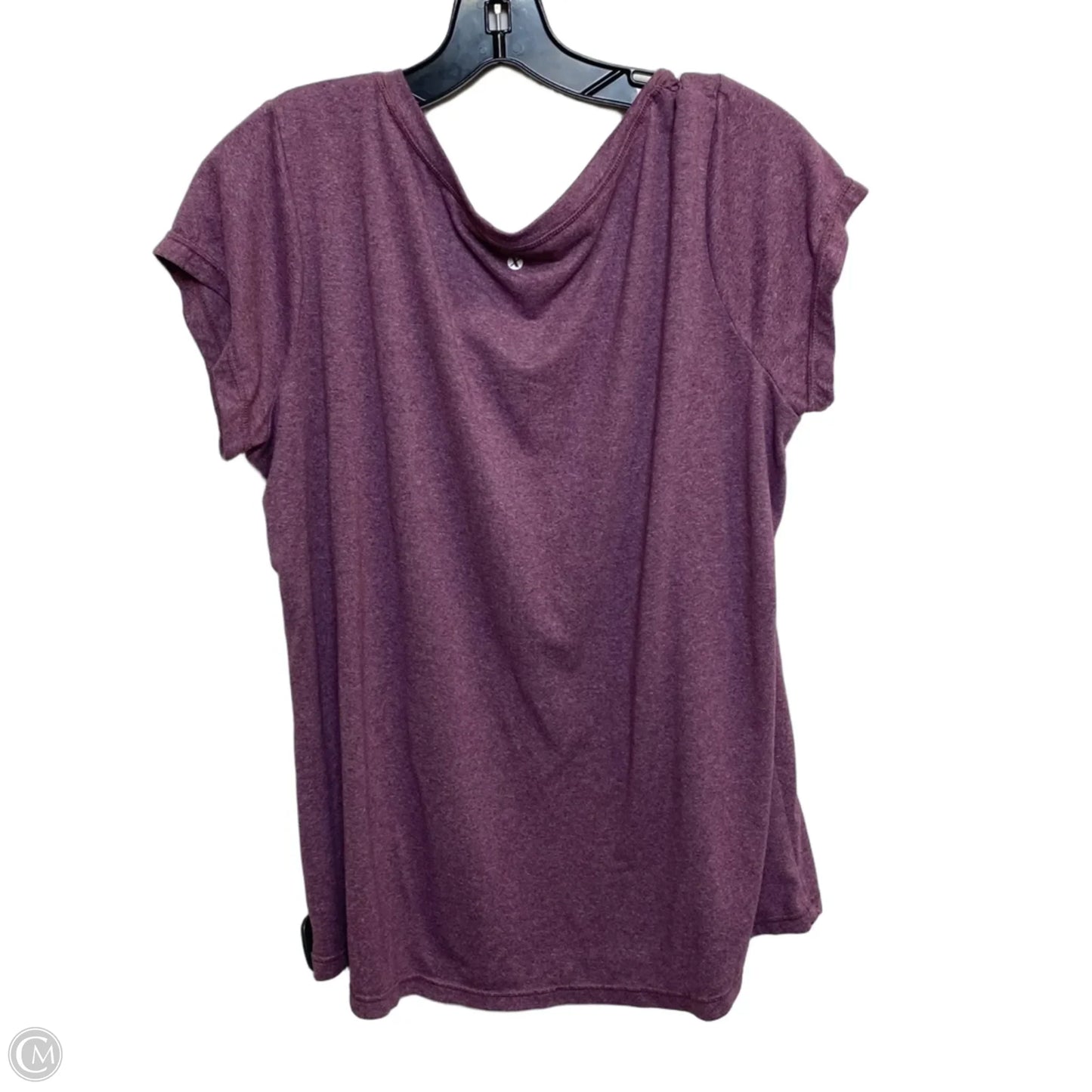 Top Short Sleeve By Xersion In Purple, Size: Xxl