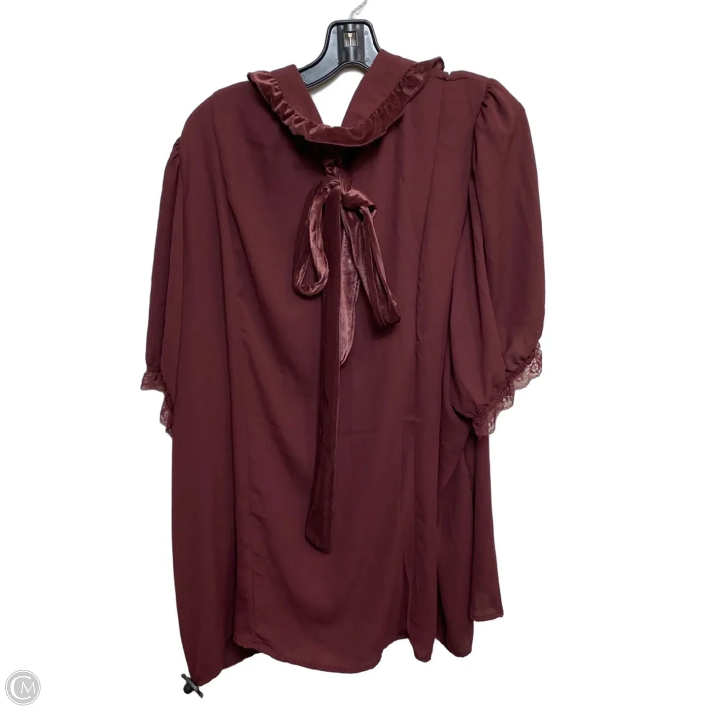Top Short Sleeve By Torrid In Purple, Size: 5x