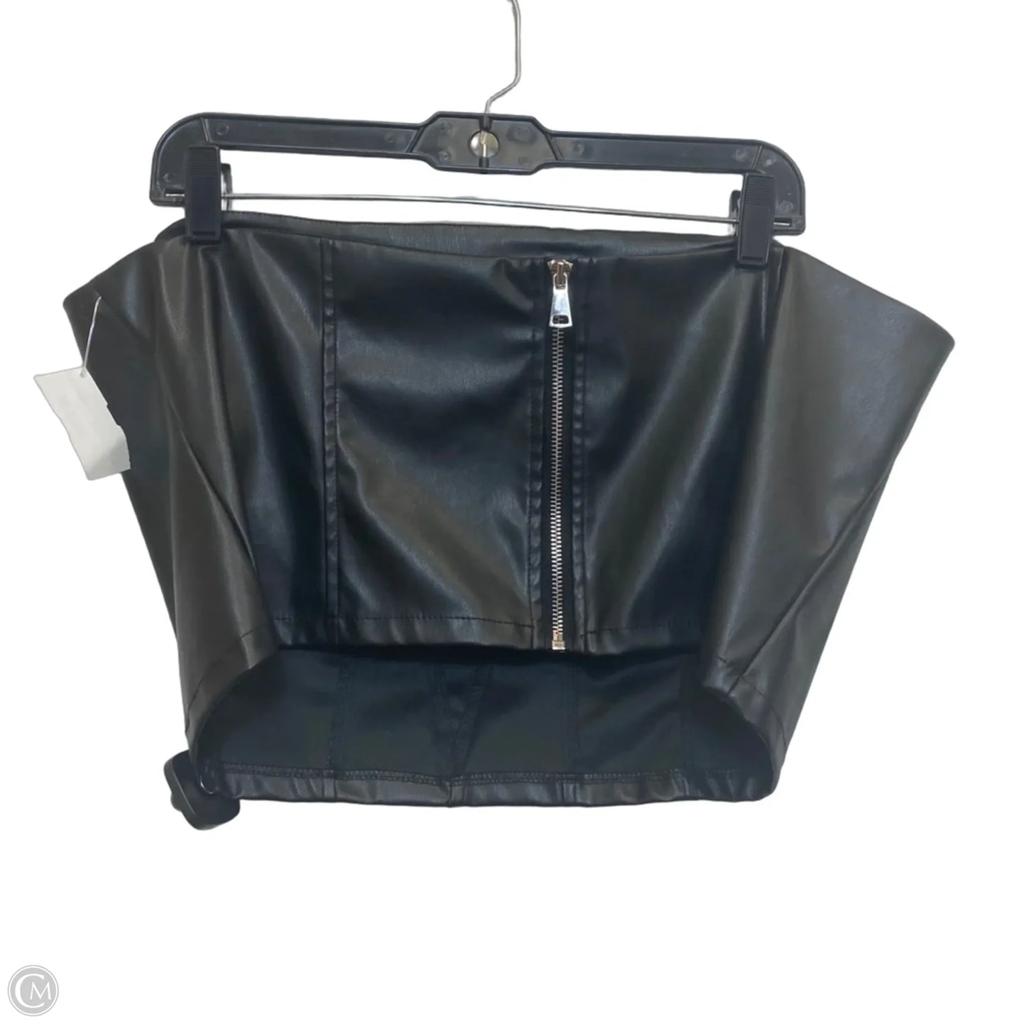 Top Sleeveless By Pretty Little Thing In Black, Size: L