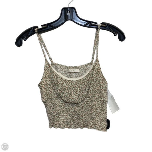 Top Sleeveless By Be Cool In Cream, Size: S
