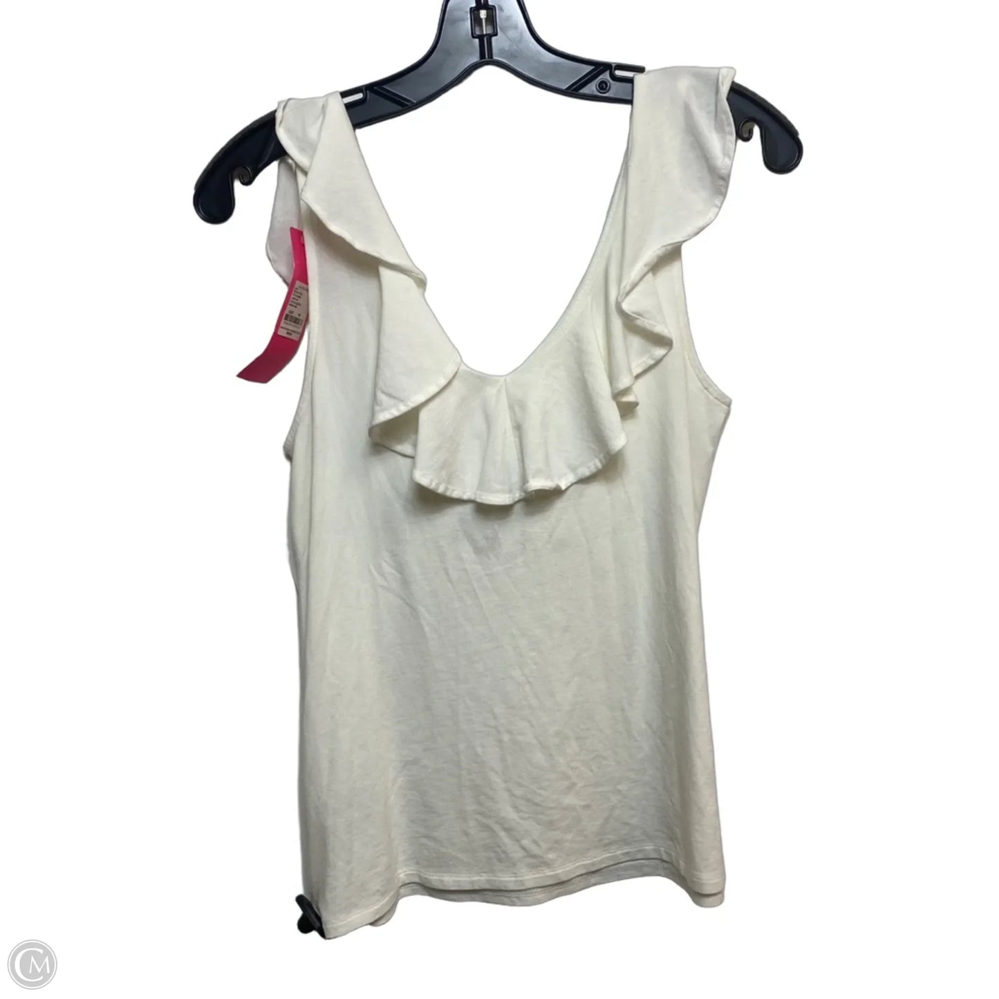 Top Sleeveless Designer By Lilly Pulitzer In White, Size: Xs