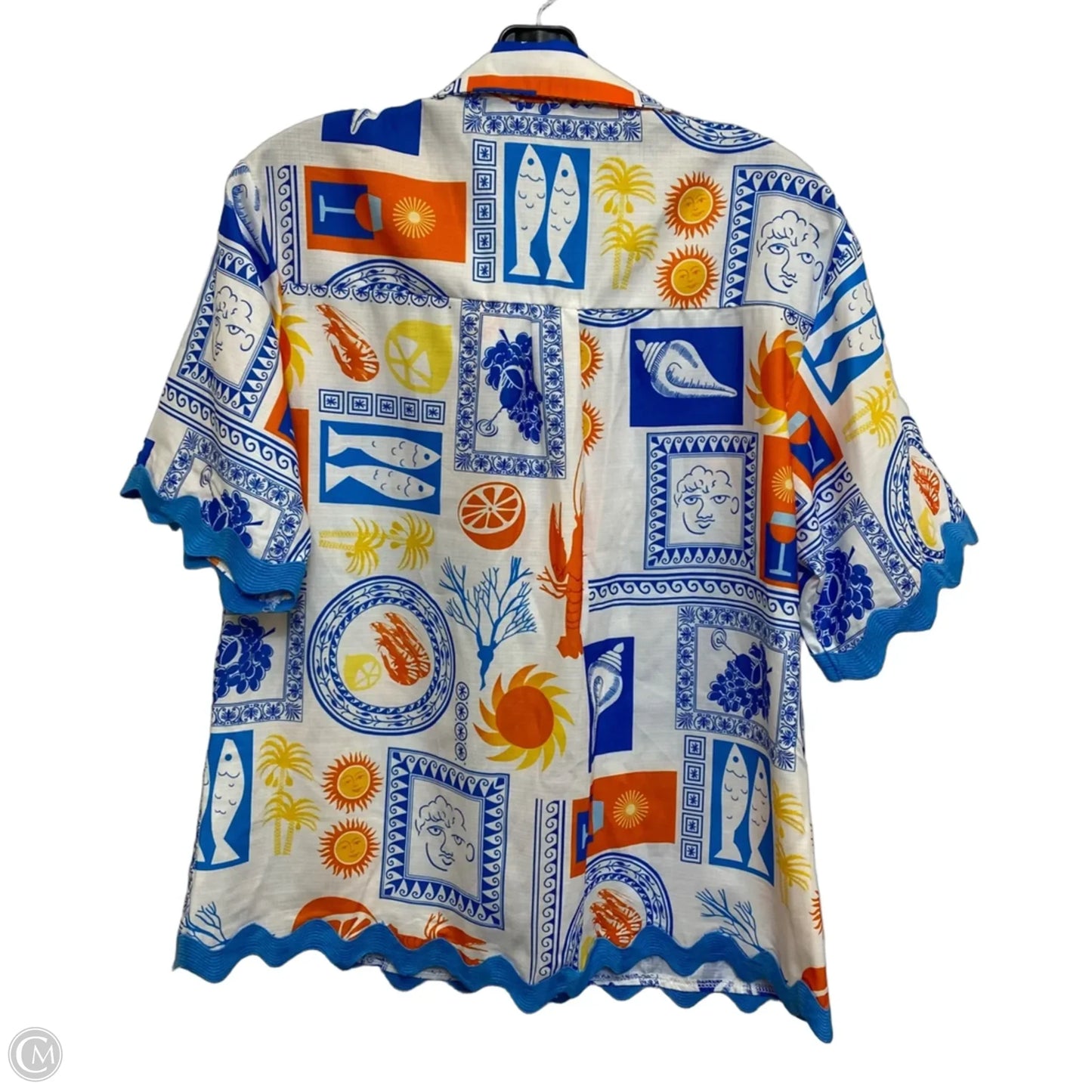 Shorts Set By Cmf In Blue & Orange, Size: S