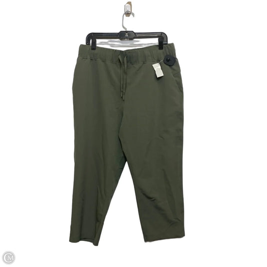 Athletic Pants By 90 Degrees By Reflex In Green, Size: Xl
