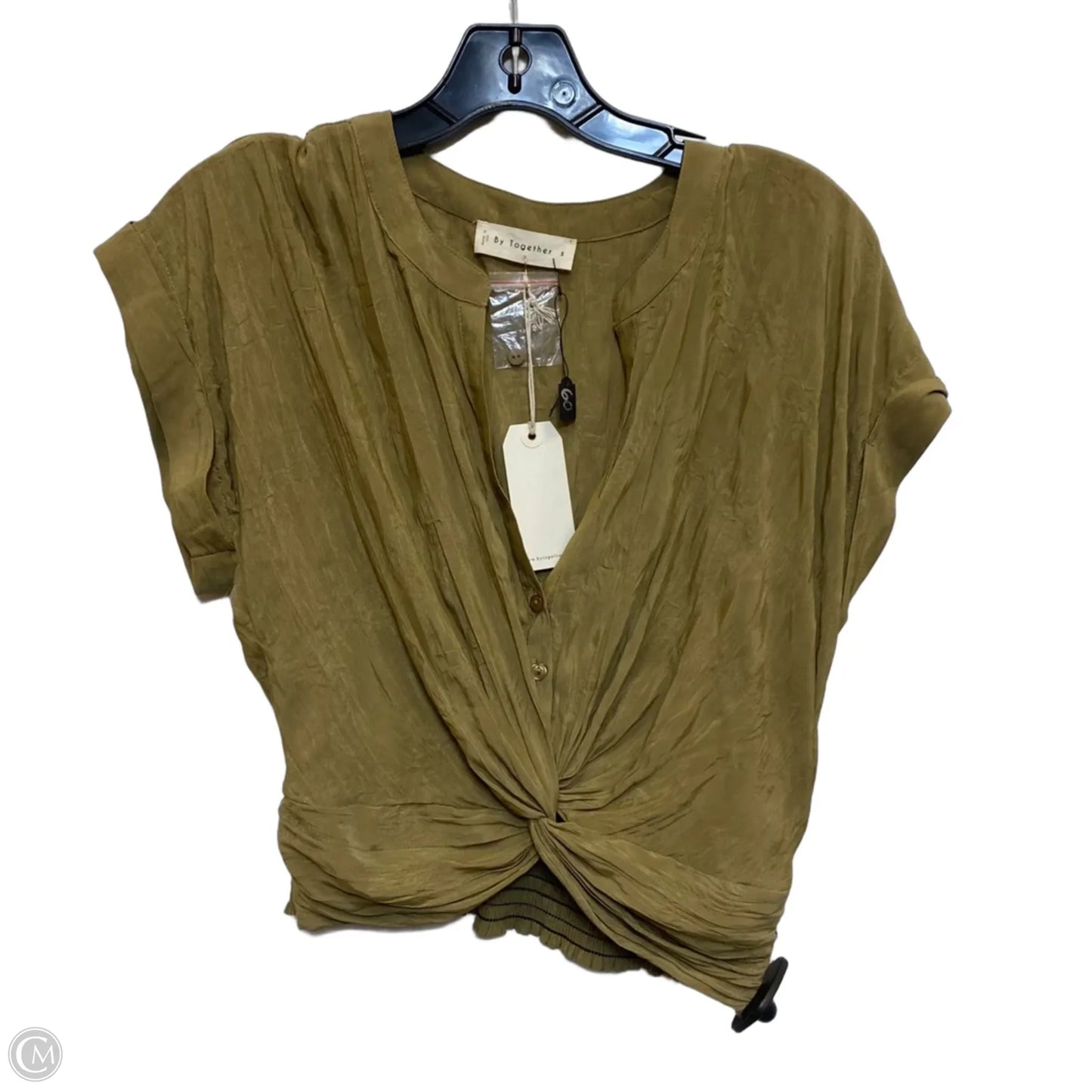 Top Short Sleeve By By Together In Green, Size: S