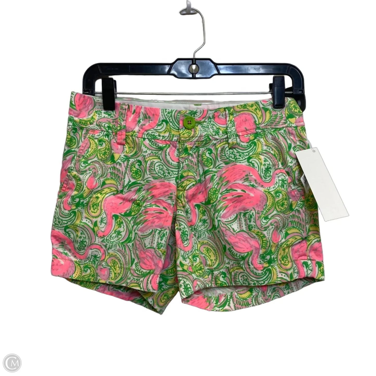 Shorts Designer By Lilly Pulitzer In Green, Size: 0