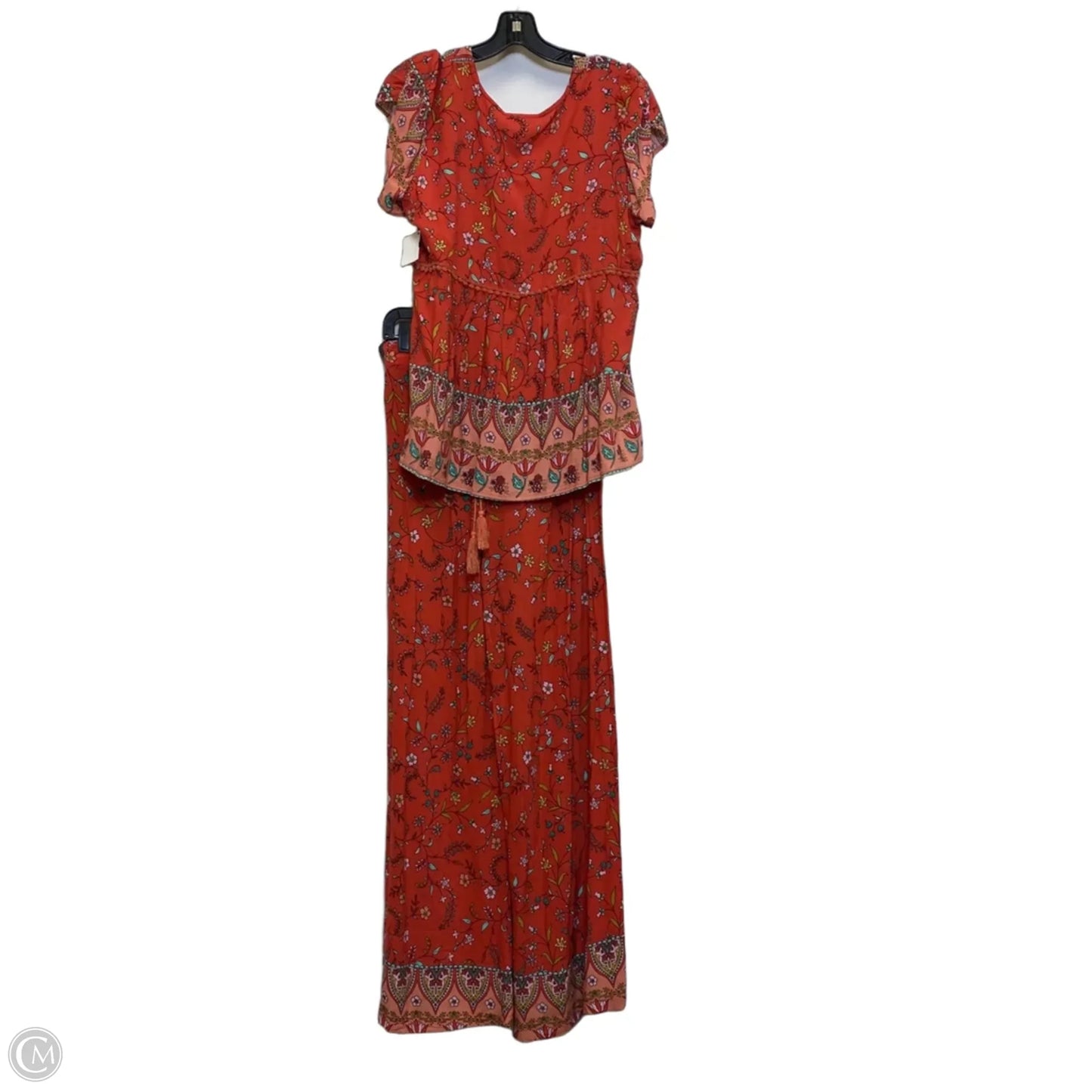 Pants Set 2pc By Jaase In Red, Size: M