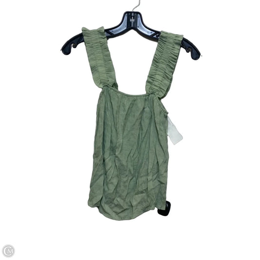 Top Sleeveless By Beivy In Green, Size: M