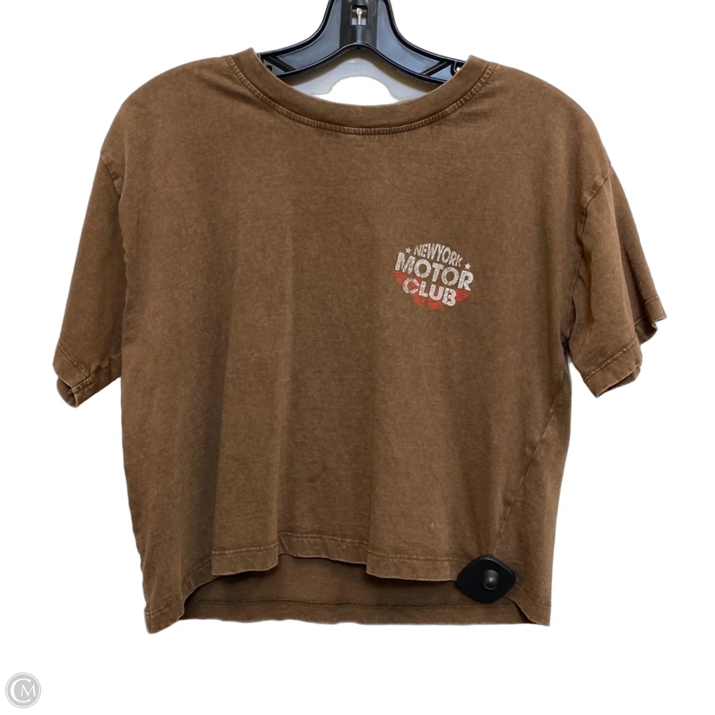 Top Short Sleeve By Urban Nations In Brown, Size: Xs