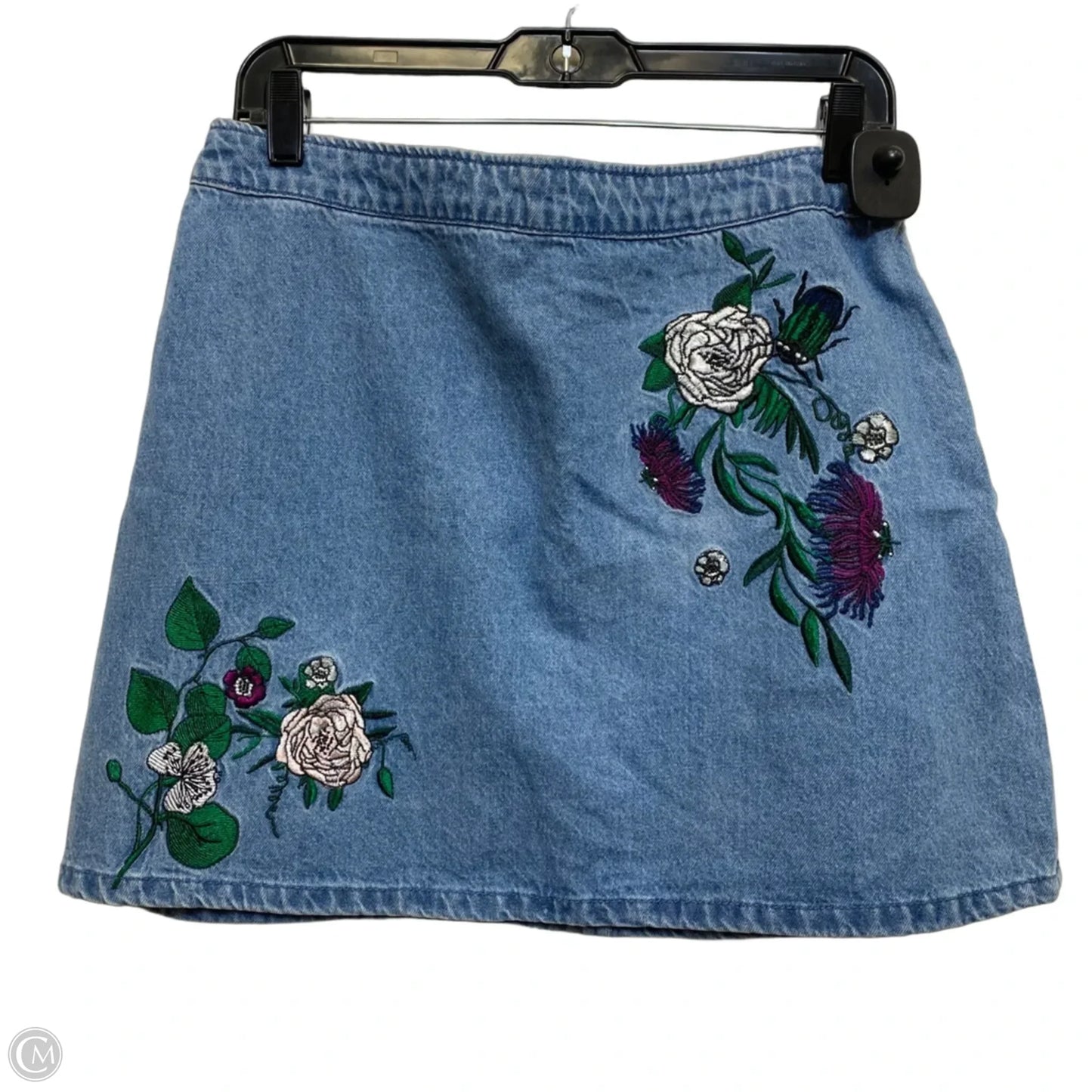 Skirt Mini & Short By H&m In Blue, Size: M