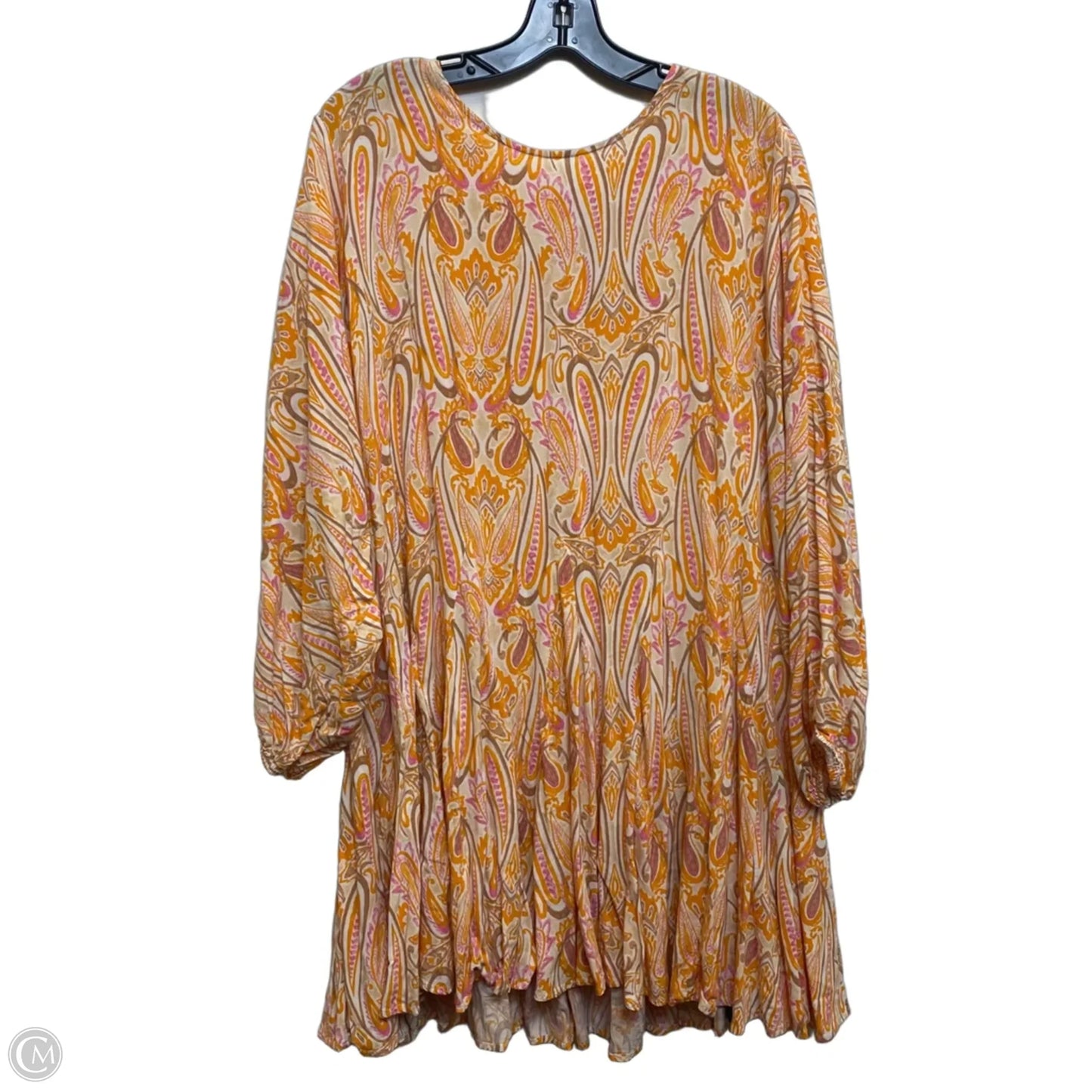 Dress Casual Short By Versona In Orange, Size: L