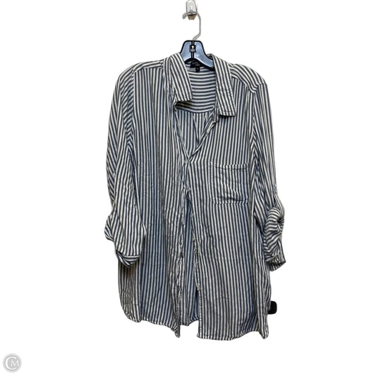 Top Long Sleeve By Cato In Cream, Size: 3x