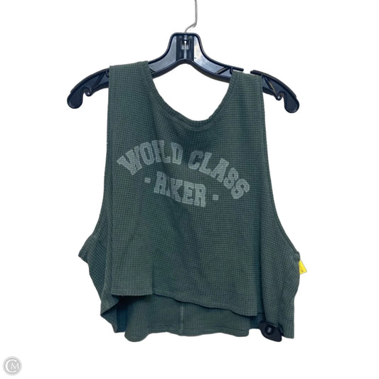 Top Sleeveless By Offline In Green, Size: Xl