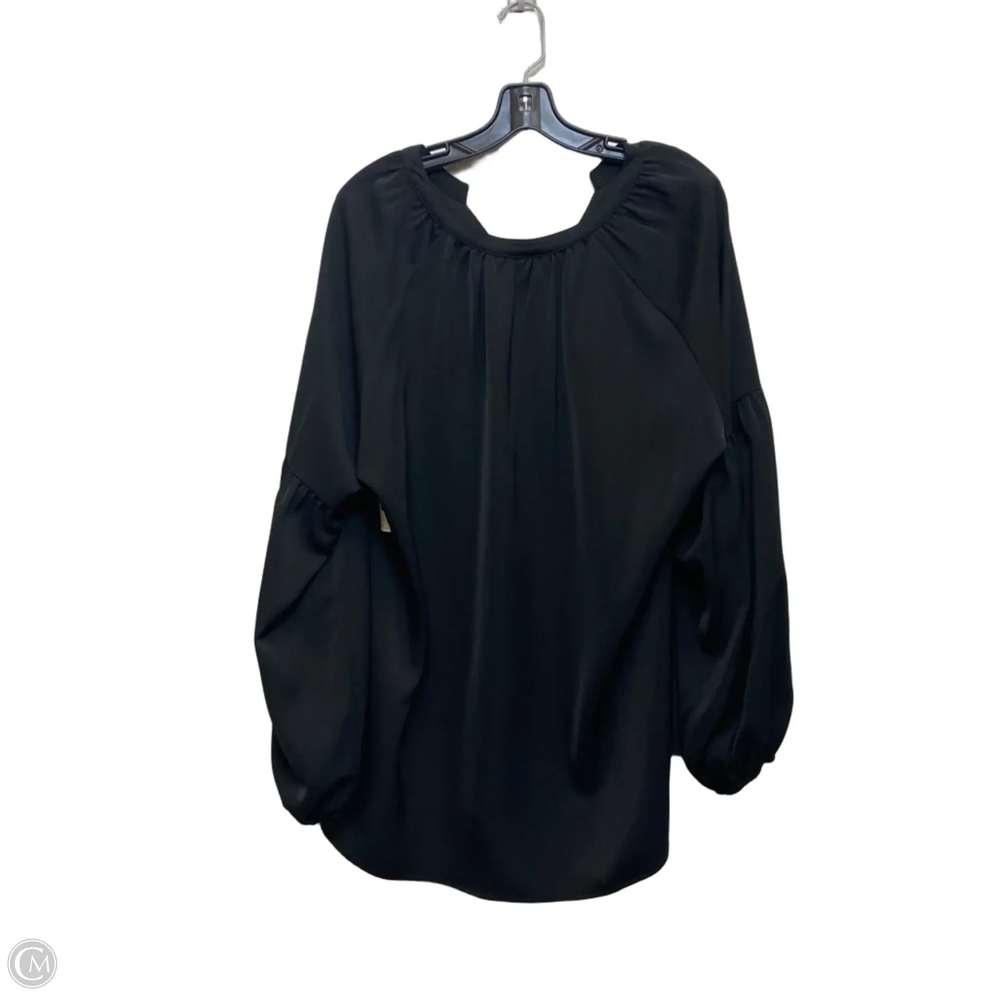 Top Long Sleeve By Clothes Mentor In Black, Size: 2x