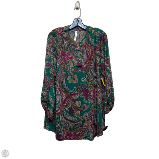 Top Long Sleeve By Dear Scarlett In Green, Size: 2x