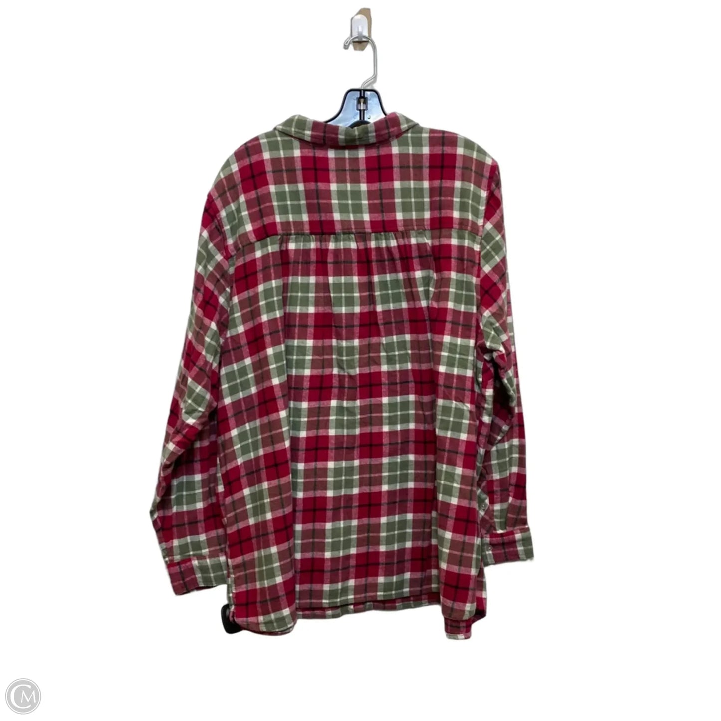 Top Long Sleeve By Croft And Barrow In Pink, Size: 3x