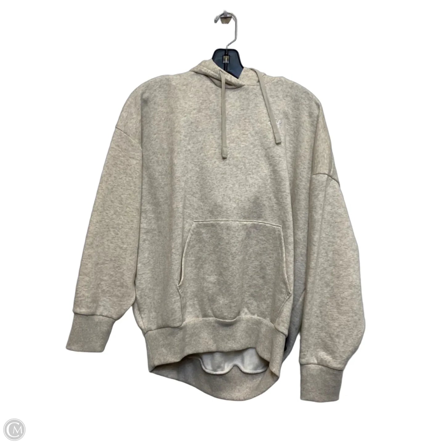 Athletic Sweatshirt Hoodie By Under Armour In Cream, Size: Xs