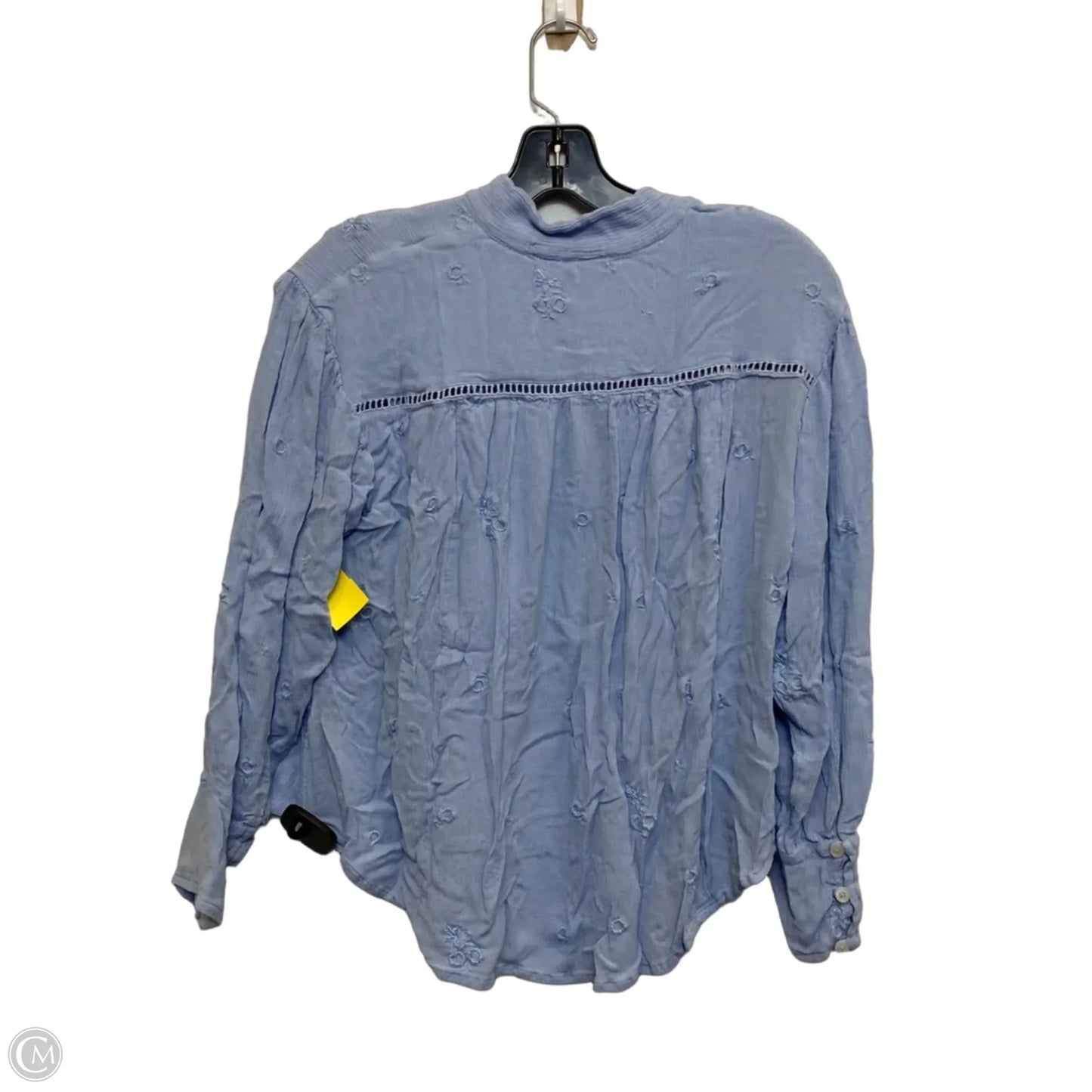 Top Long Sleeve By Free People In Blue, Size: Xs