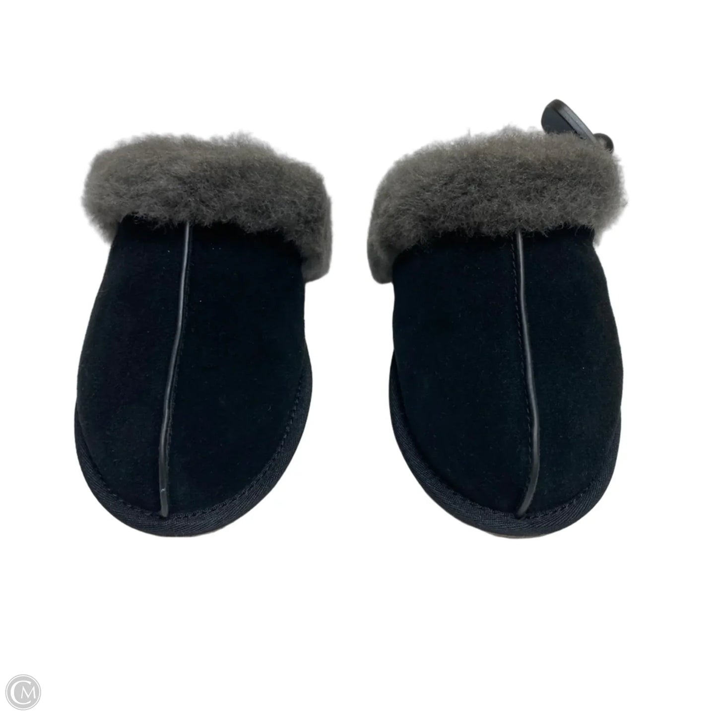 Slippers Designer By Ugg In Black, Size: 6