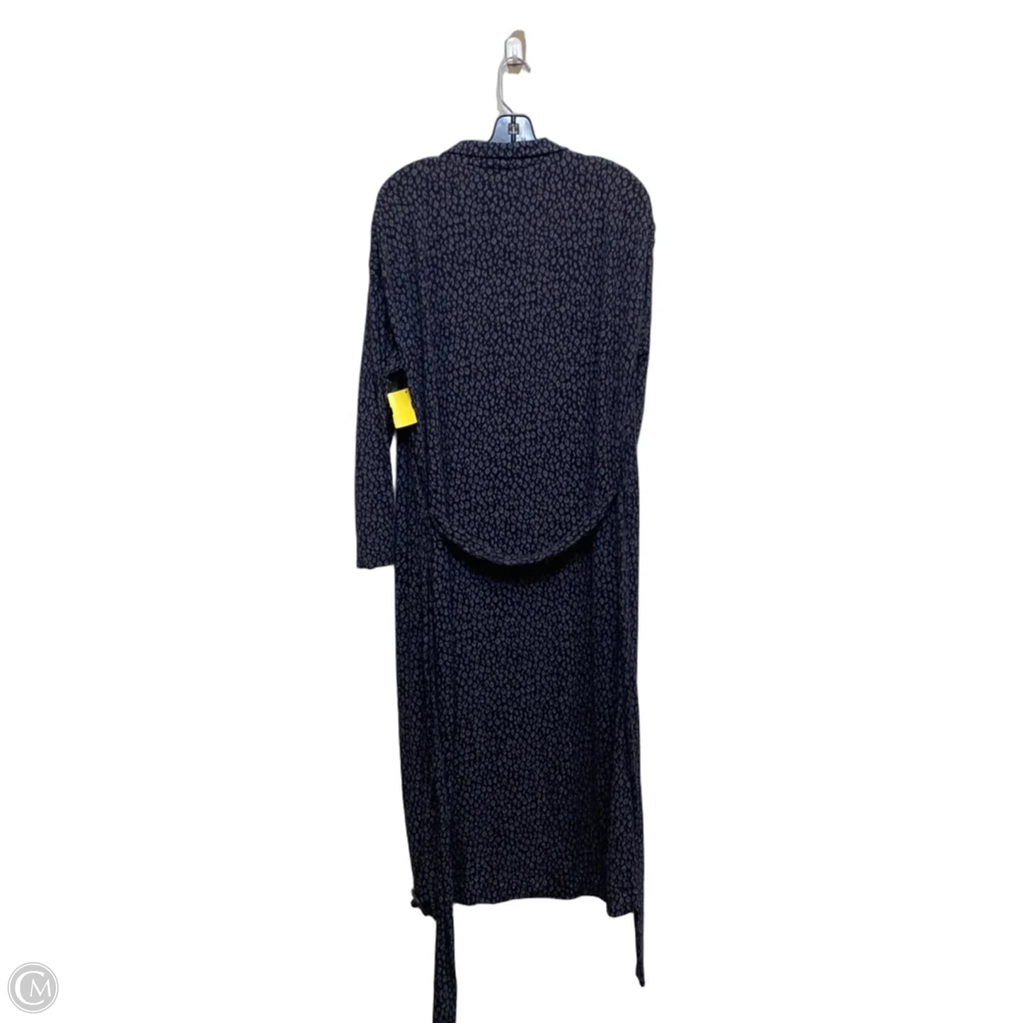 Dress Casual Midi By Ann Taylor In Navy, Size: L