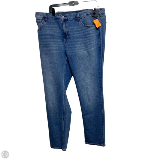 Jeans Boyfriend By Old Navy In Blue Denim, Size: 16