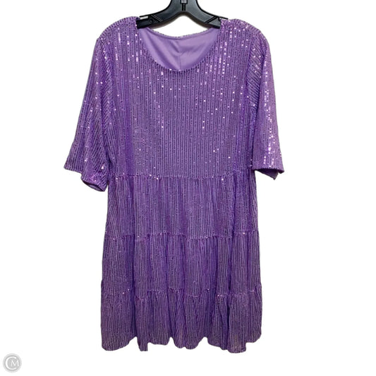Dress Party Short By Cmf In Purple, Size: Xl