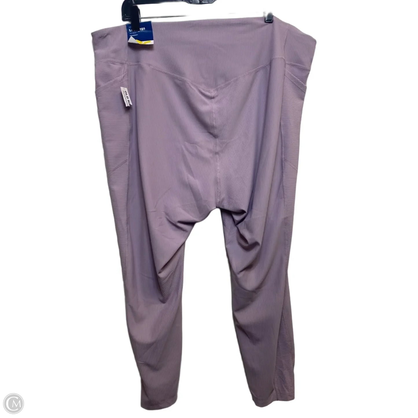 Athletic Leggings By Old Navy In Purple, Size: 3x