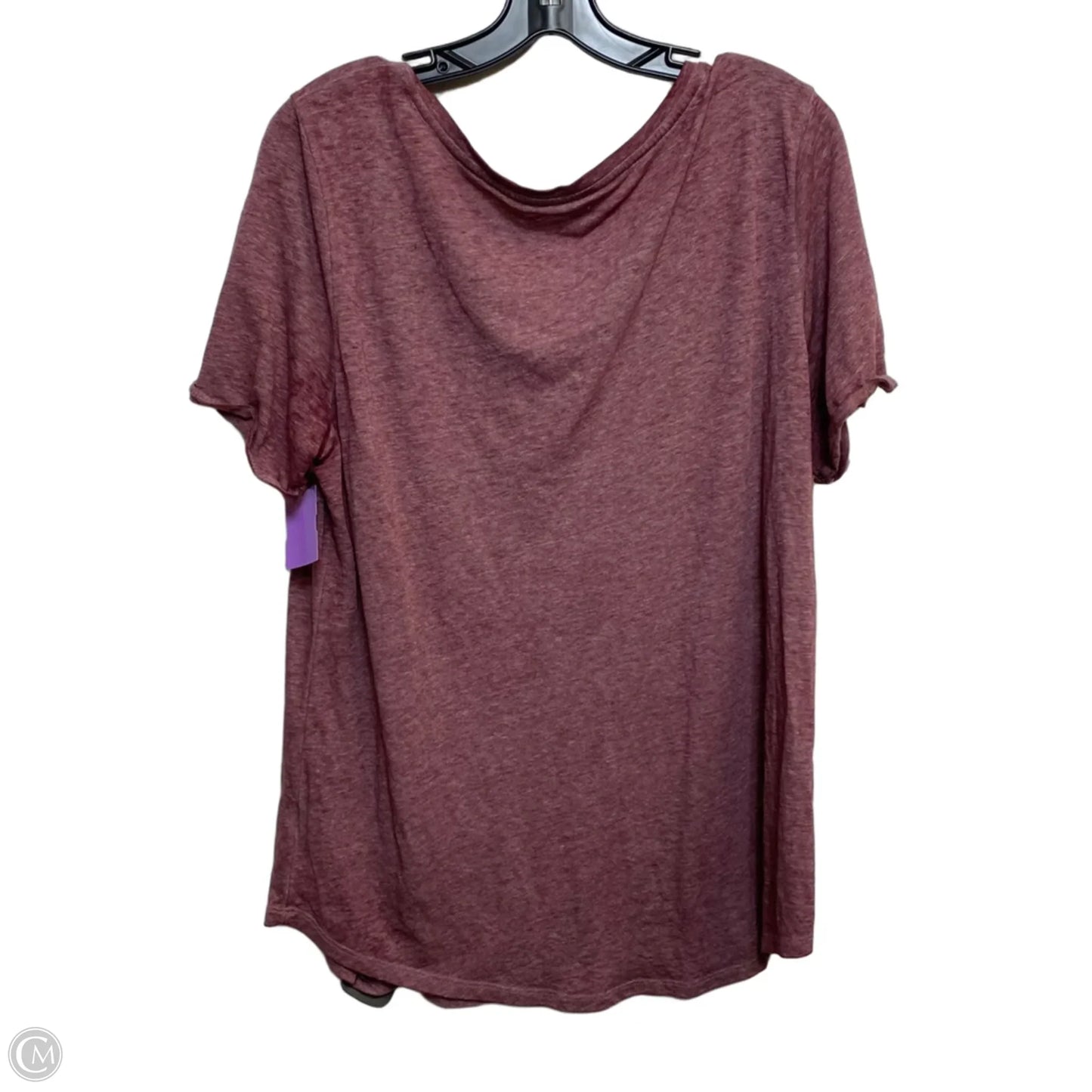 Top Short Sleeve By Maurices In Red, Size: Xl