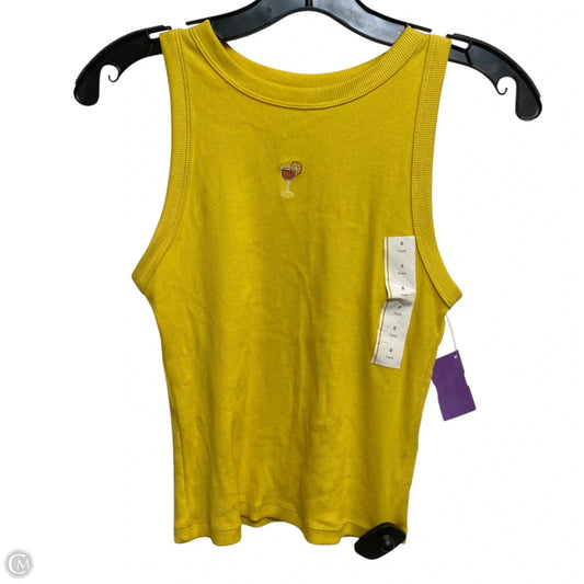 Top Sleeveless By A New Day In Yellow, Size: S