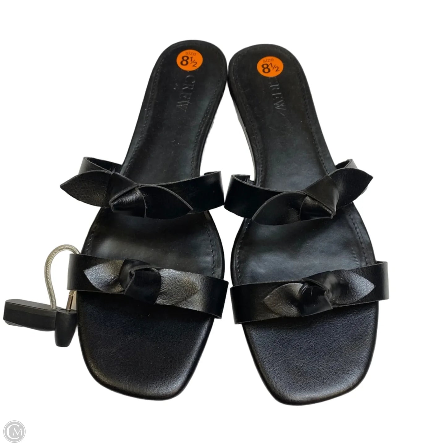 Sandals Flats By J. Crew In Black, Size: 8.5