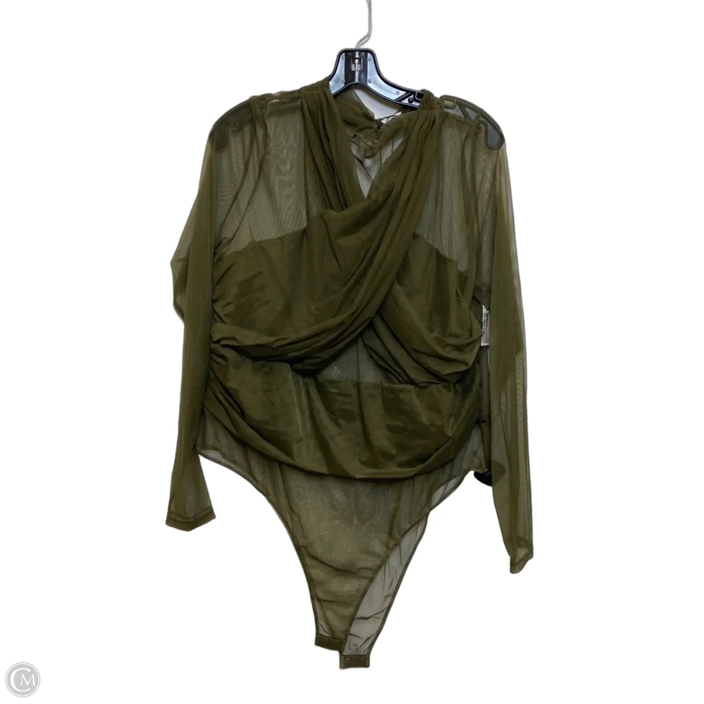 Bodysuit By Fashion Nova In Green, Size: 3x