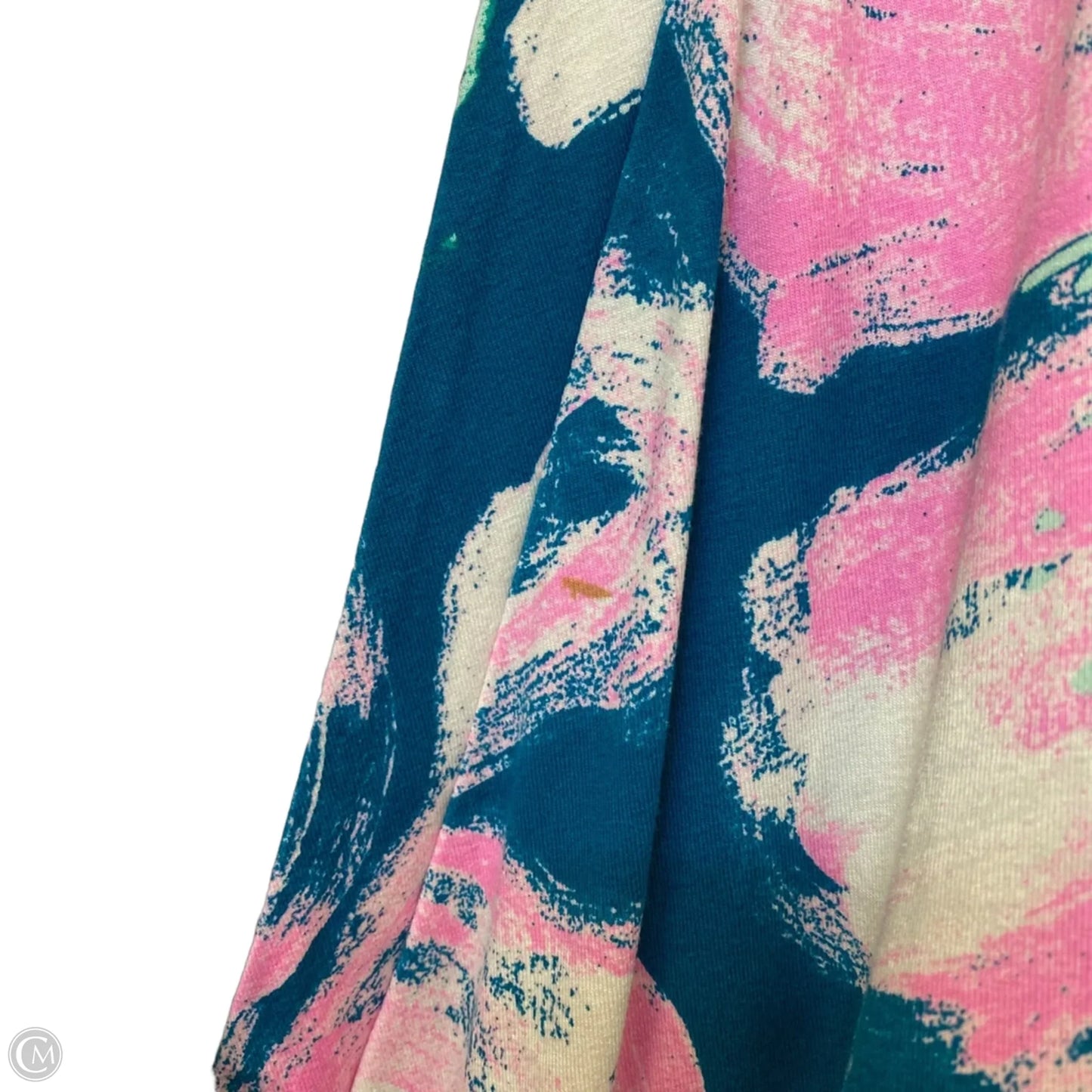 Romper Designer By Lilly Pulitzer In Green & Pink, Size: L