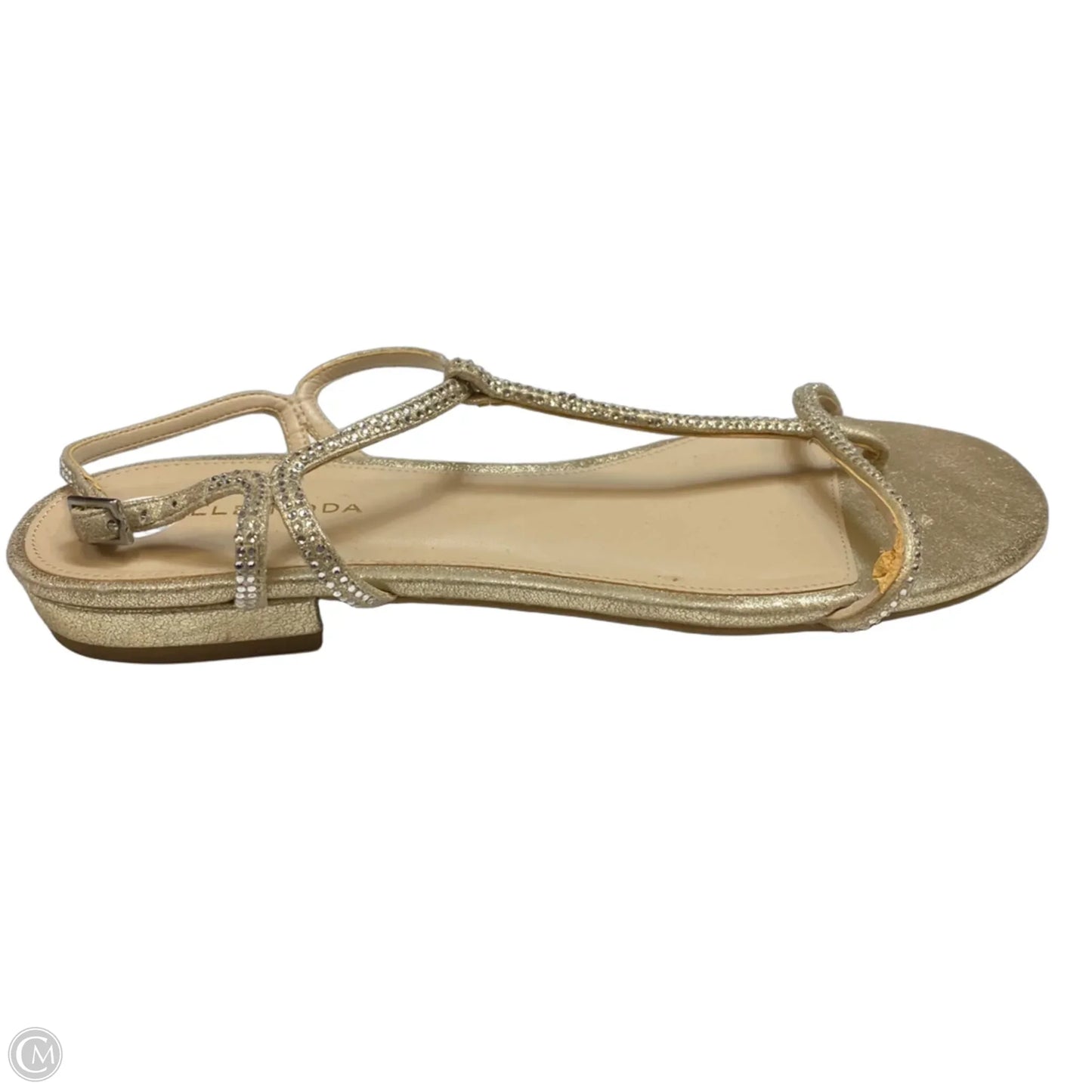 Sandals Flats By Pelle Moda In Gold, Size: 10