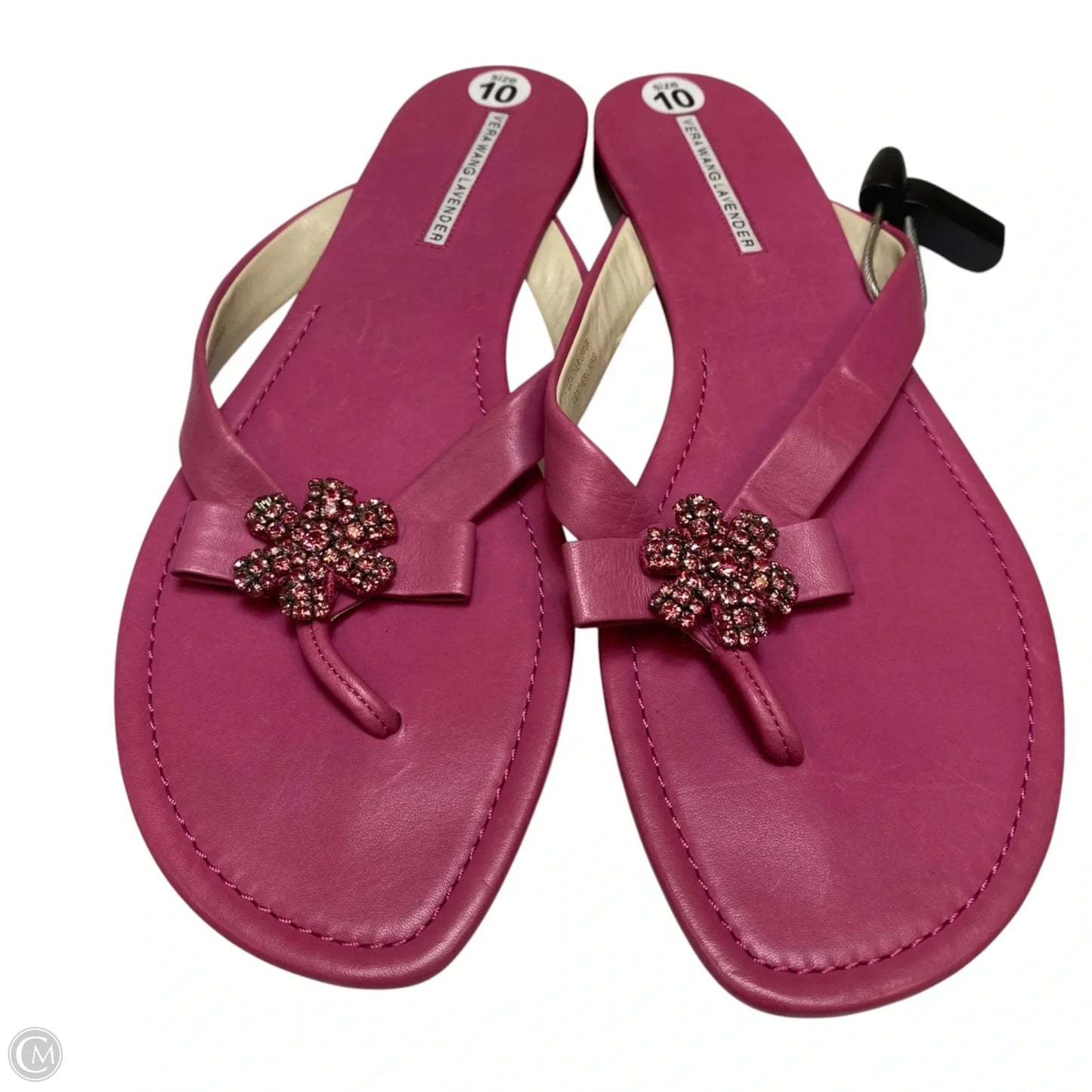 Sandals Designer By Vera Wang In Pink, Size: 10