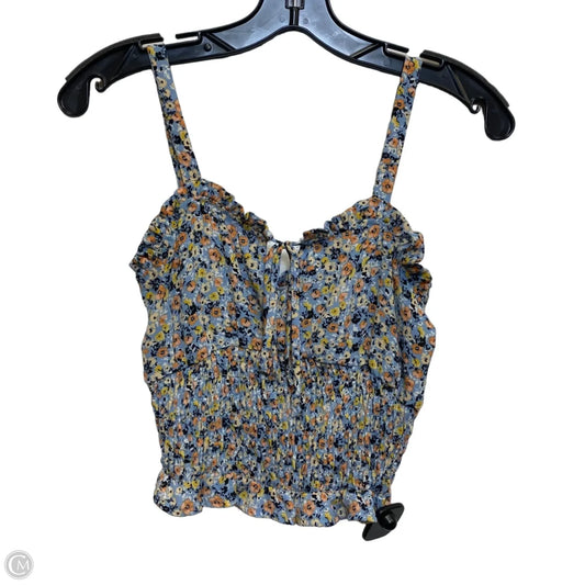 Top Sleeveless By Sienna Sky In Blue & Orange, Size: Xs