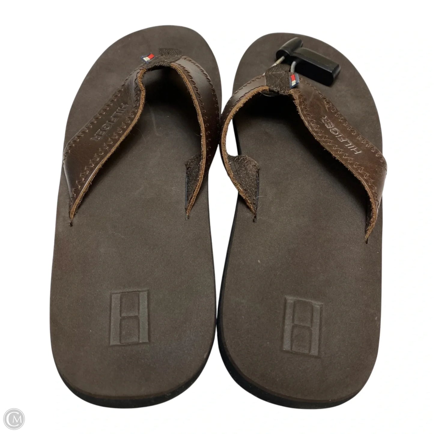 Sandals Flats By Tommy Hilfiger In Brown, Size: 8