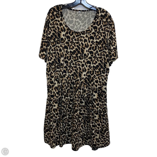 Dress Casual Short By Cmf In Animal Print, Size: 3x
