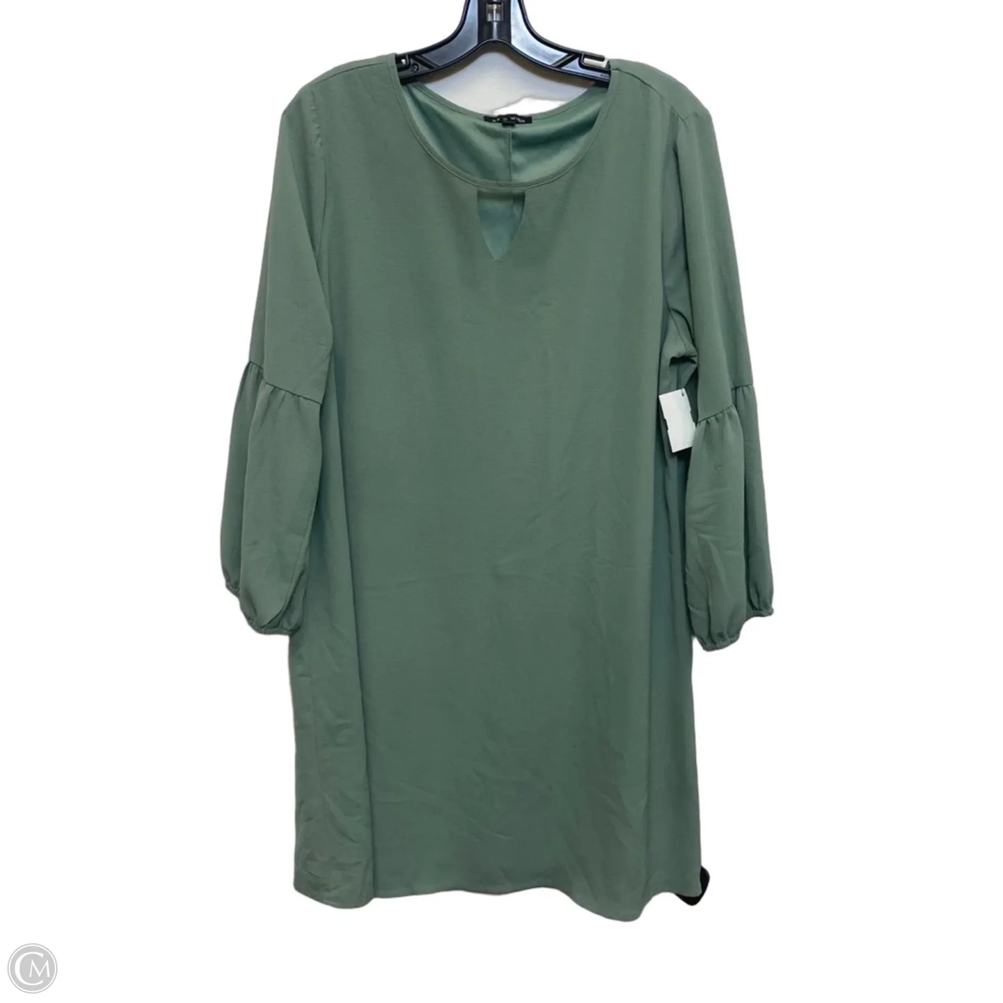 Dress Casual Short By As U Wish In Green, Size: Xl