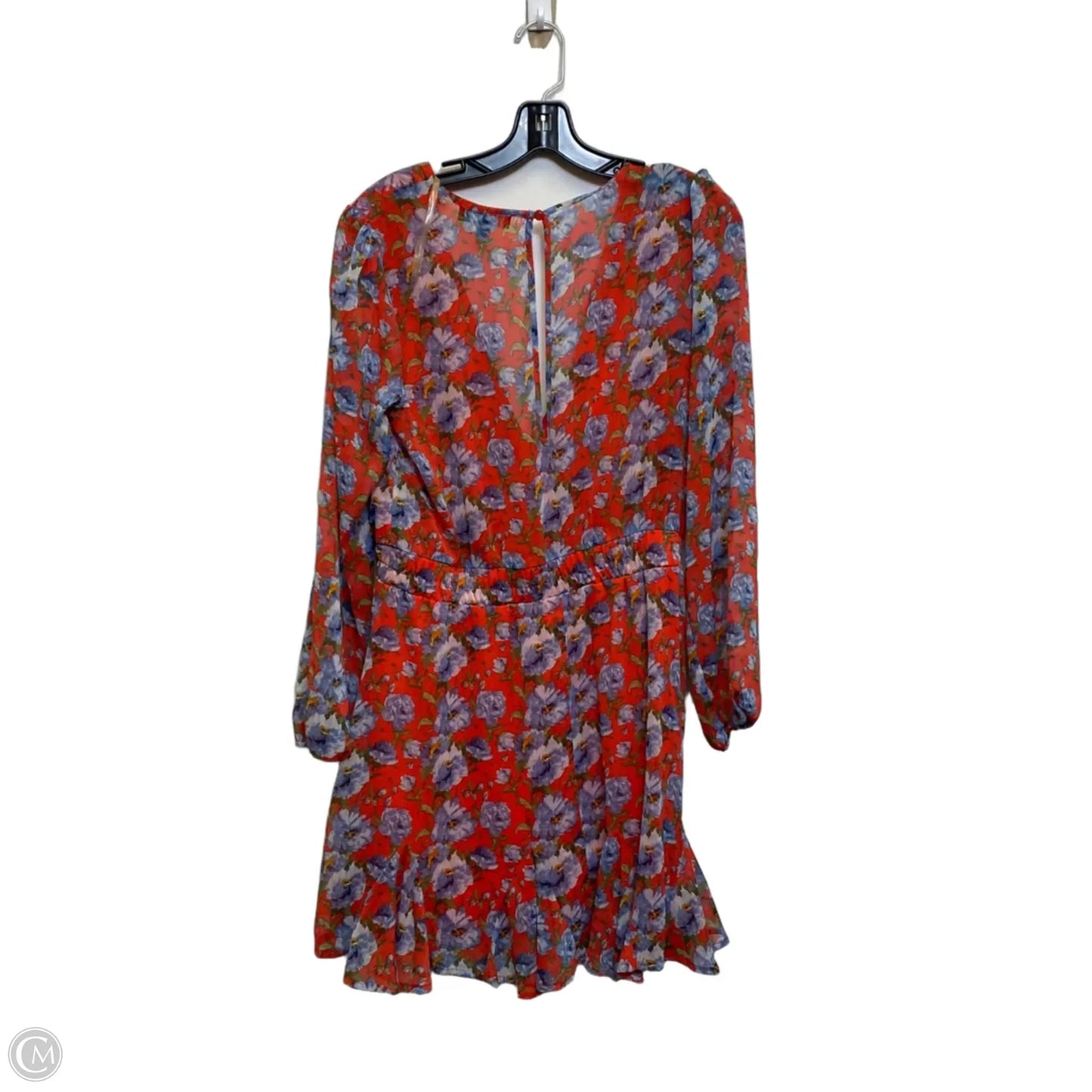 Dress Casual Short By Trixxi In Blue & Red, Size: L