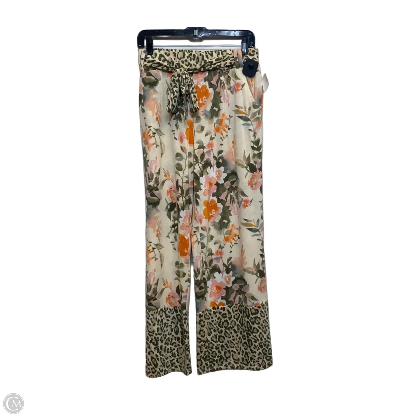 Pants Other By Cato In Cream & Green, Size: L