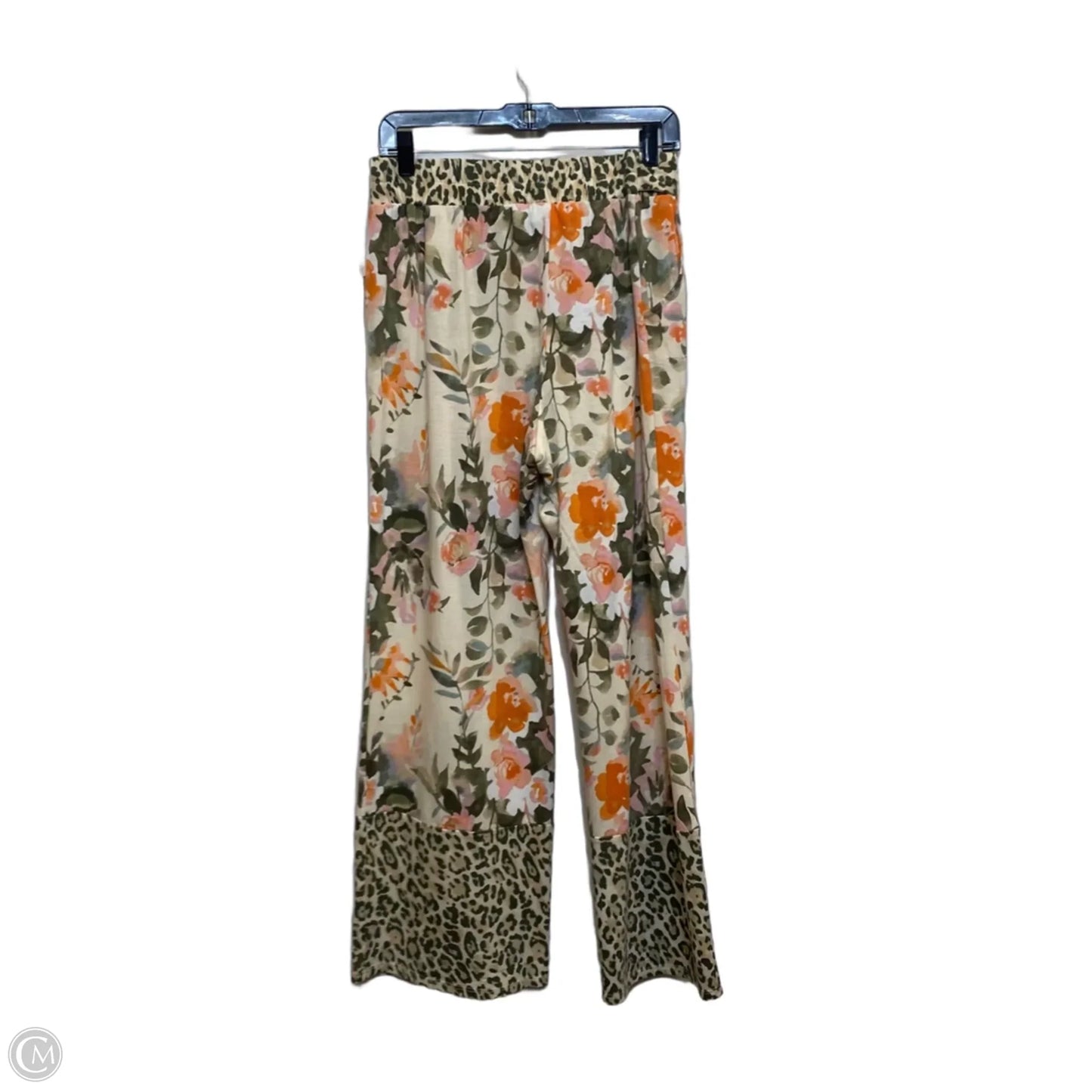 Pants Other By Cato In Cream & Green, Size: L