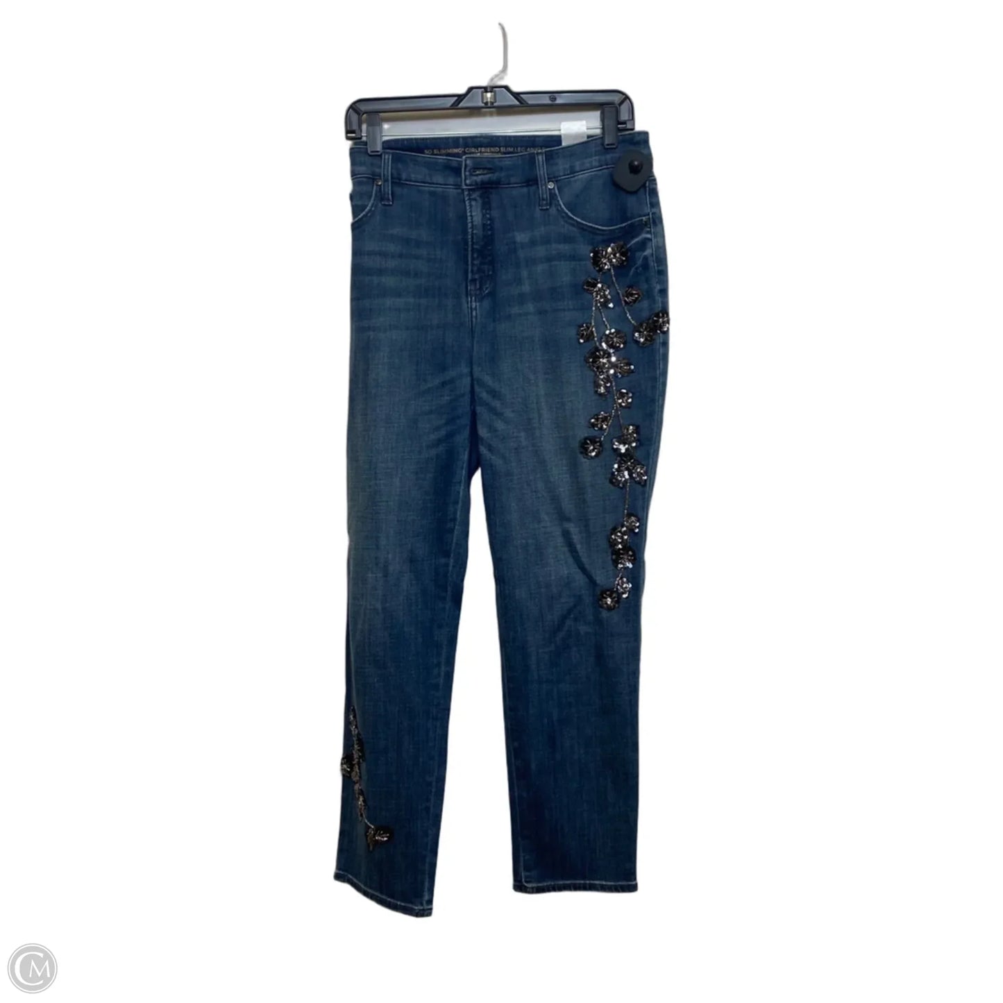 Jeans Straight By Chicos In Blue, Size: 12
