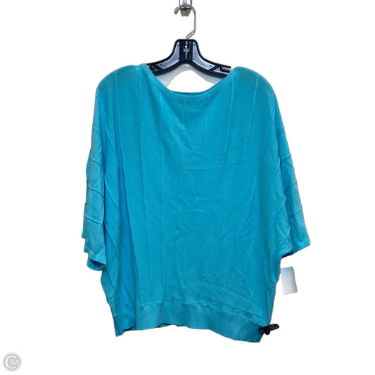 Top Short Sleeve By Chicos In Blue, Size: L