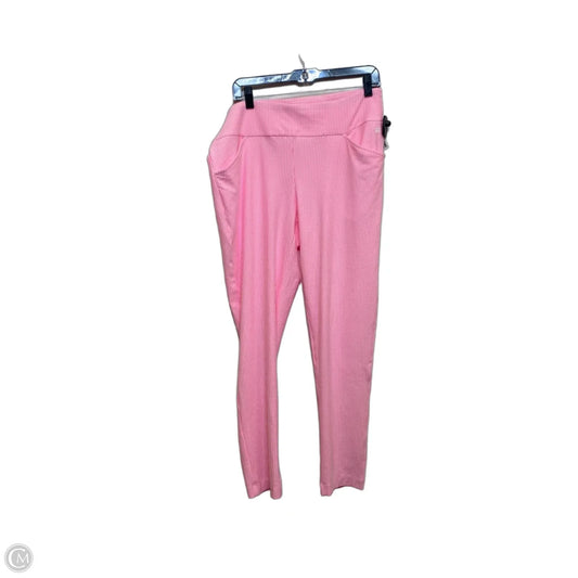 Pants Designer By Lilly Pulitzer In Pink & White, Size: 16
