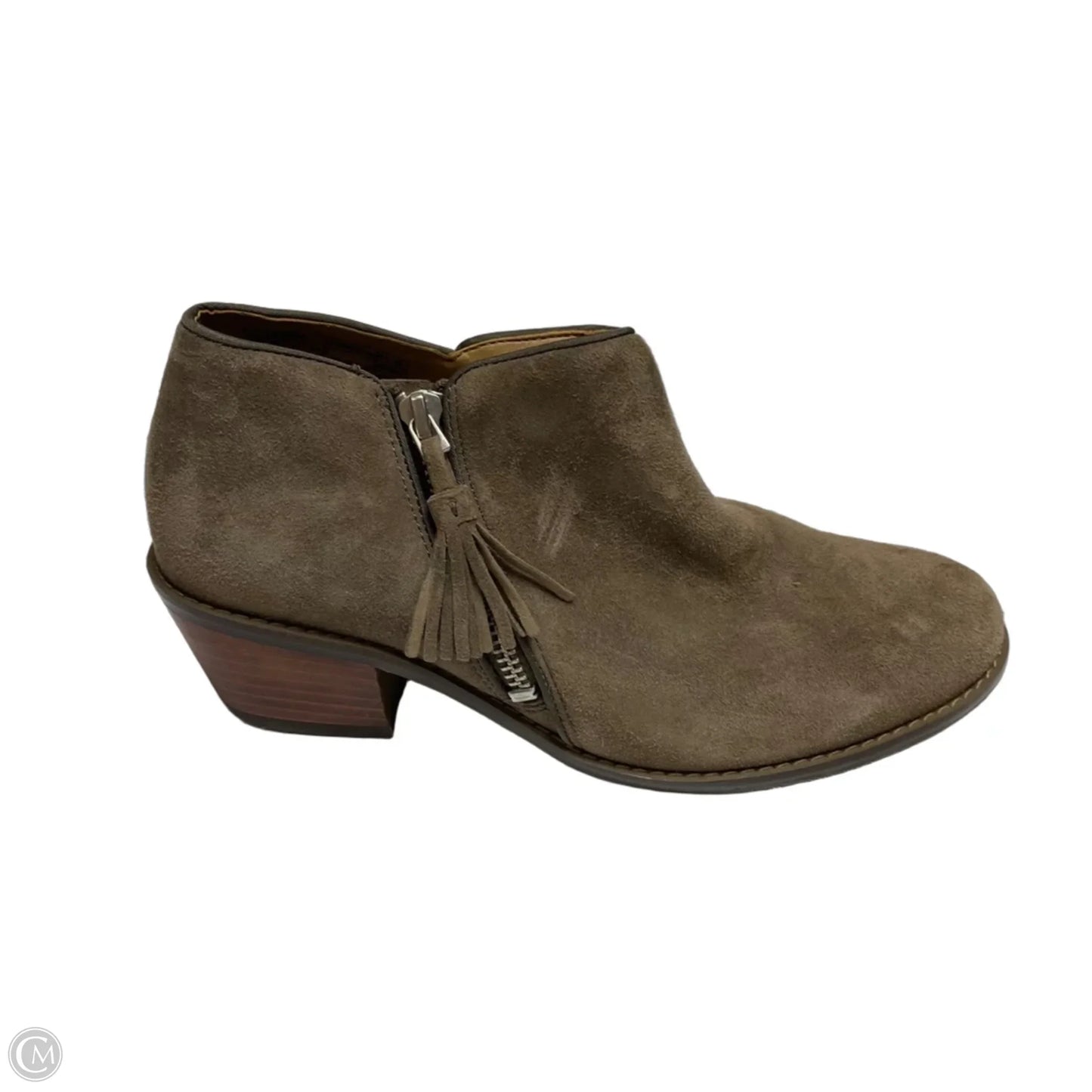 Boots Ankle Flats By Vionic In Brown, Size: 6.5