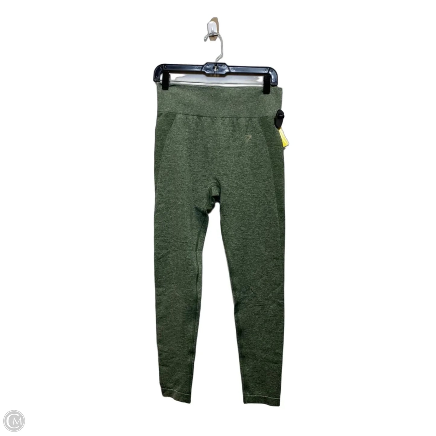 Athletic Leggings By Gym Shark In Green, Size: Xl