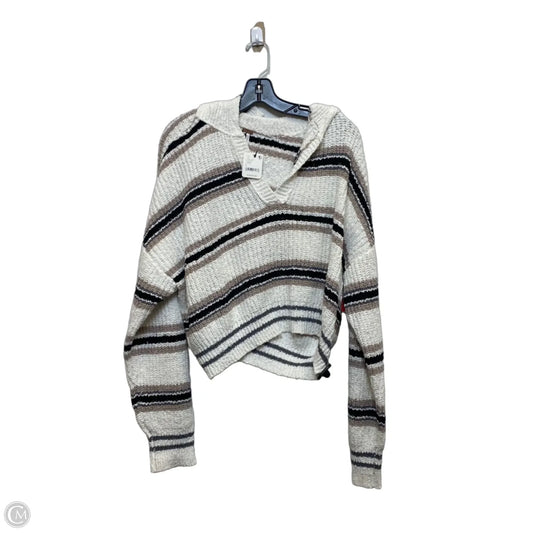 Sweater By Free People In Brown & Cream, Size: S